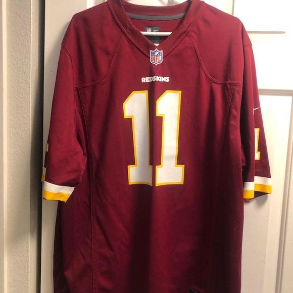 Nike NFL Player Washington Red Skin #11 Jackson Men’s Maroon Gold Jersey Size XL - Picture 5 of 14